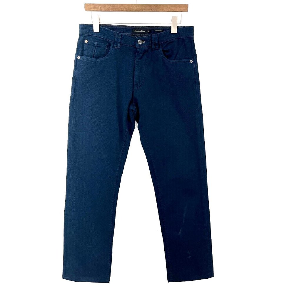 MASSIMO DUTTI Navy Men's Slim Fit Pants Size 30